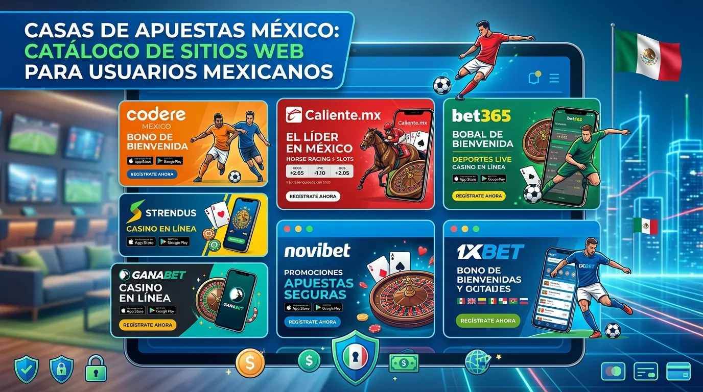 Casas de Apuestas México: Catálogo de los Sitios Web que Compiten por Usuarios Mexicanos